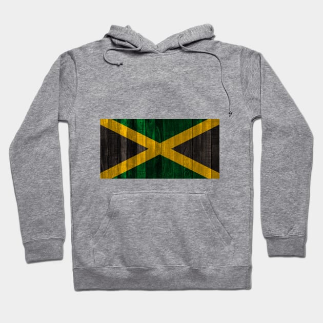 Flag of Jamaica - Wood Hoodie by DrPen